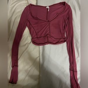 Urban outfitters long sleeve crop